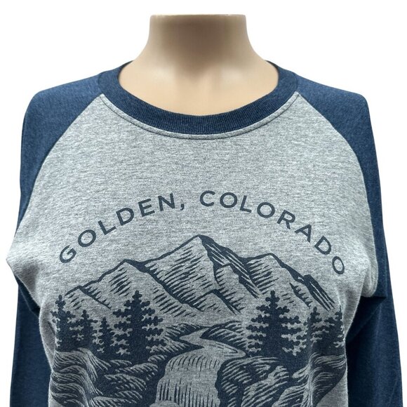 Coors Banquet Golden‎ Colorado Baseball Tee Raglan Sleeve Shirt Women S - Picture 10 of 10